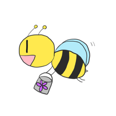 cute honey bee