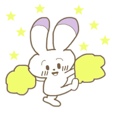 Cute!!Rabbit!!Sticker