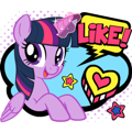 Animated MY LITTLE PONY stickers