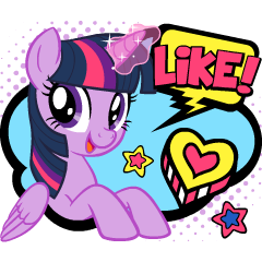 Sticker Animasi My Little Pony