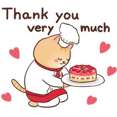 Pastry Chef Cat -Honorific-