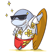Duke The Surfing Shark
