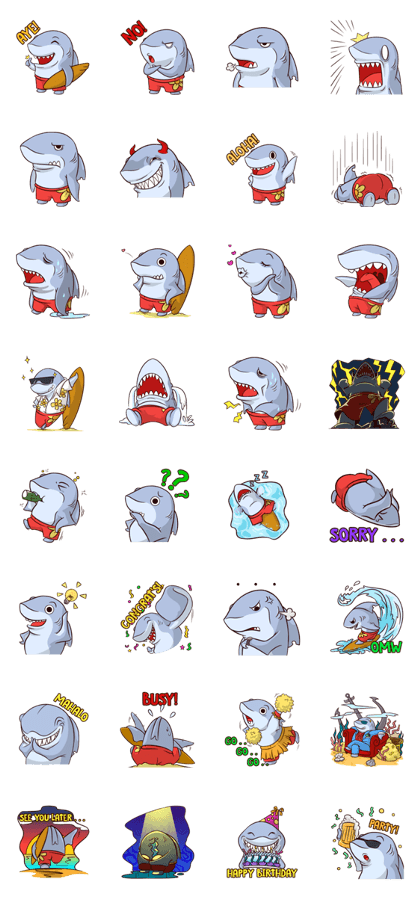 Duke The Surfing Shark