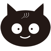 My Happy Black Cat