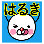 Haruki premium name sticker.