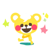Stickers of the bear CORO2