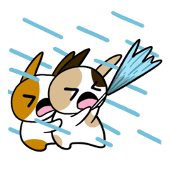 みけうさと梅雨 Line スタンプ Line Store みけうさと梅雨 Line スタンプ Line Store