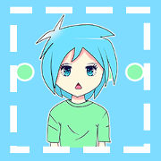 Blue Hair Boy Daily : Animated