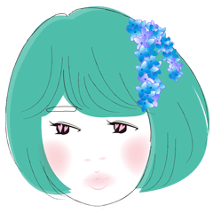a Girl with Lake Green hair vol.2