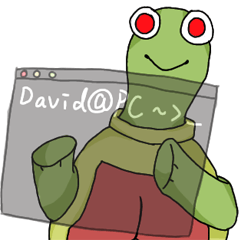 cute turtle david engineer English ver