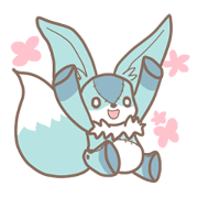 The stuffed animal of a fox "ao" 2