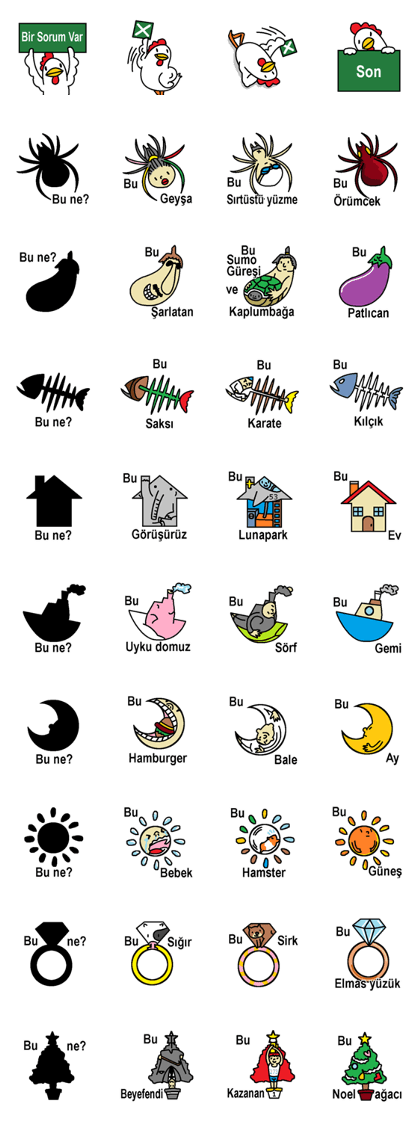 (Turkish)Silhouette Quiz 10