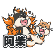 A Series of Shiba Sticker Ver.1