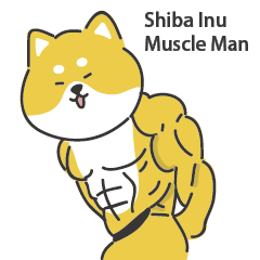 Shiba Inu Muscle Man