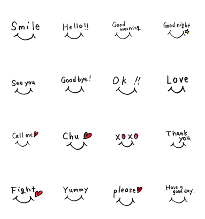 i love smile.