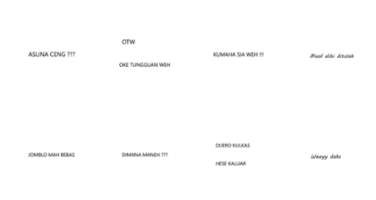 Speech balloons : Chat Gajelas 1