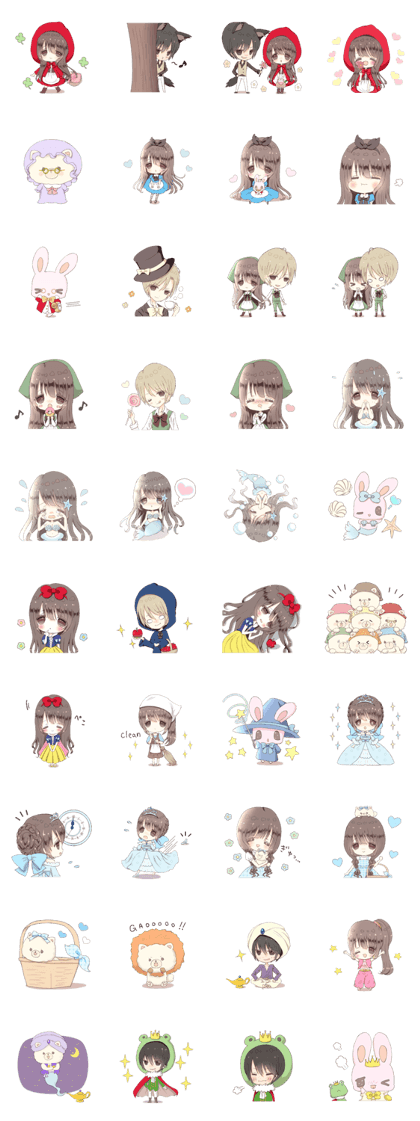 Milk-chan Fairy tale with sticker