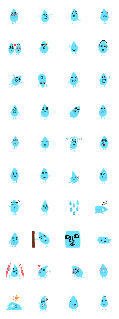 Water droplets Baby
