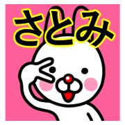 Satomi premium name sticker.