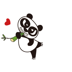 Angry Face Panda Heart Heart