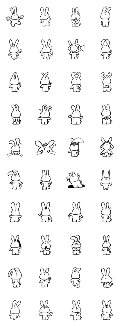 Serious rabbit.