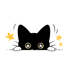 Mischievous cat pui