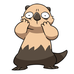 Anxious Sea Otter