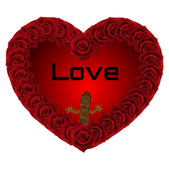 Heart shaped animate: Love heart 1