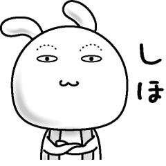 Rabbit of a natural face( Shiho )