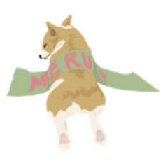 Cute corgi mel