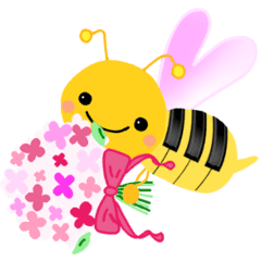 L'abeille L'abe cyan