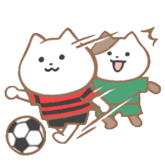 Football cat Sticker