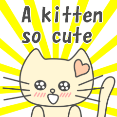 A kitten so cute named Cheese(EN)