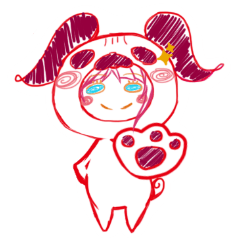 pretty&cool&plush doll.