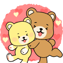 cheerful cute bear Animated 3(ENG)
