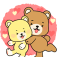 cheerful cute bear Animated 3(ENG)