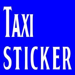 TAXI Sticker