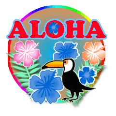 ALOHA! Stickers can use every day!