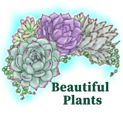 Beautiful  plants sticker