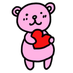 Pink bear Momo vol.1 Cheer up