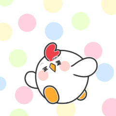 Parenting sticker (chicken & chick)