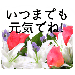 敬老の日に花を Part2 Line スタンプ Line Store 敬老の日に花を Part2 Line スタンプ Line Store