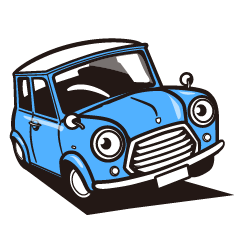 Mr.Blue Classic small car