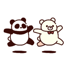 PANDA and SHIROKUMA