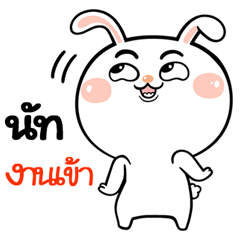 I'm Nutt Rabbit cute Sticker V.1