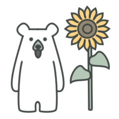 Polar Bear Greeting Sticker