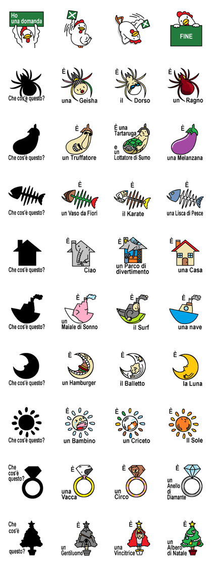 (Italian)Silhouette Quiz 10