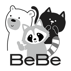 BeBe Animal Stamp (Monochrome)