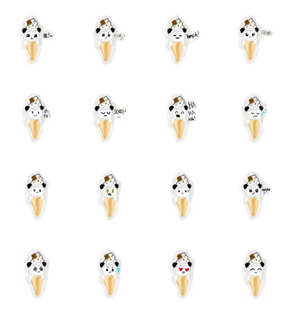 Pimmy the Panda Crepe