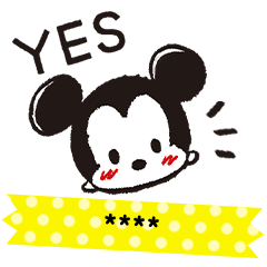 Disney TsumTsum 맞춤 스티커